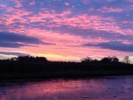 sunset Lancaster canal